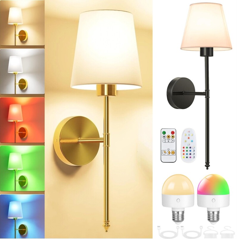Amazon 3m Adhesive Wireless Wall Light Battery Powered Rgb Bedroom Bedside Lamp Living Room Background Staircase Wall Light Amazon 3m Adhesive Wireless Wall Light Battery Powered Rgb Bedroom Bedside Lamp Living Room Background Staircase Wall Light