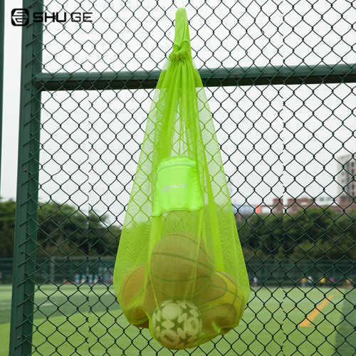 Basketball bag drawstring backpack men's fitness training sports bag football bag large capacity mesh pocket drawstring storage backpack