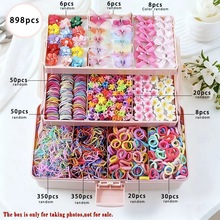 Children's hair clip hair ring hairpin headdress set box