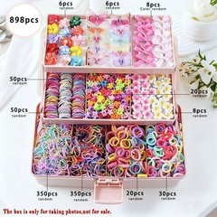 Children's hair clip hair ring hairpin headdress set box