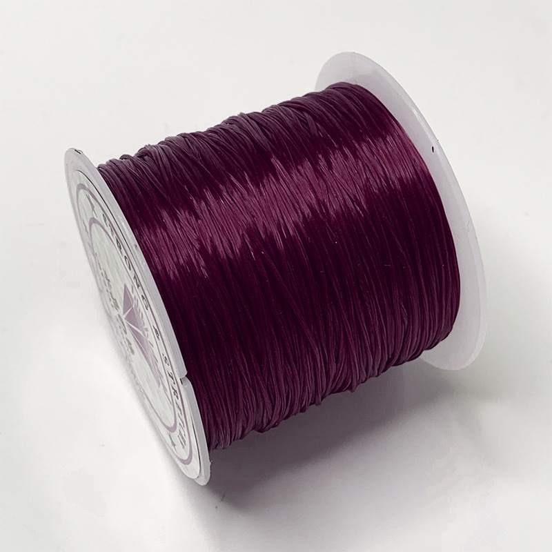 Cordón de pulsera de alta calidad de alambre plano elástico, cordón de cuentas resistente al desgaste, cordón de juego de alta elasticidad, cordón especial para pulsera