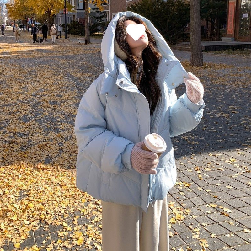 Women's short down jacket 2026 new winter Korean style loose sweet cute puffer jacket Women's short down jacket 2026 new winter Korean style loose sweet cute puffer jacket