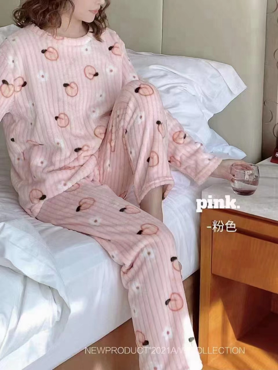 Five generations of peach pink