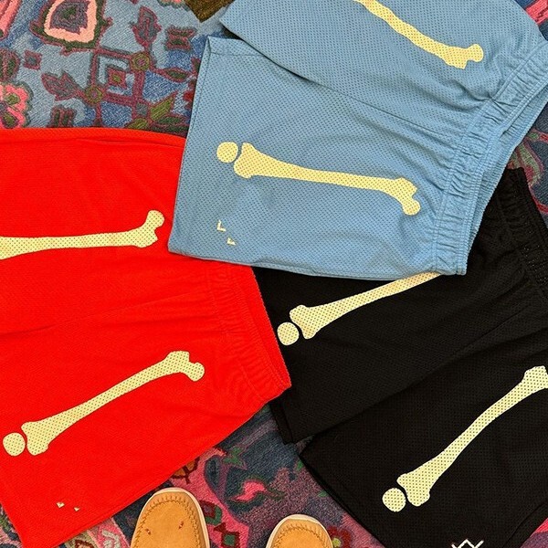 Ee American Casual Shorts Fitness Men's Muscle Sports Quarter Pants Mesh Breathable Basketball Pants Training