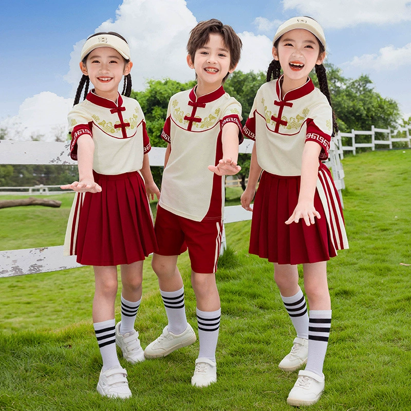 Набор школьной формы в китайском стиле для начальной школы, комплект школьной формы для детского сада, спортивная форма для занятий спортом, классная форма, форма для выступления хора, оптовая продажа