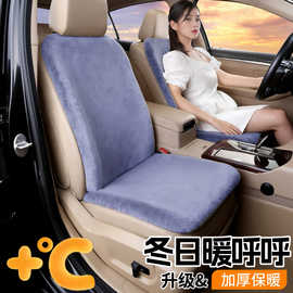 汽车坐垫冬毛绒座垫冬季羊毛座套可爱2025新款毛绒绒车垫单片冬天