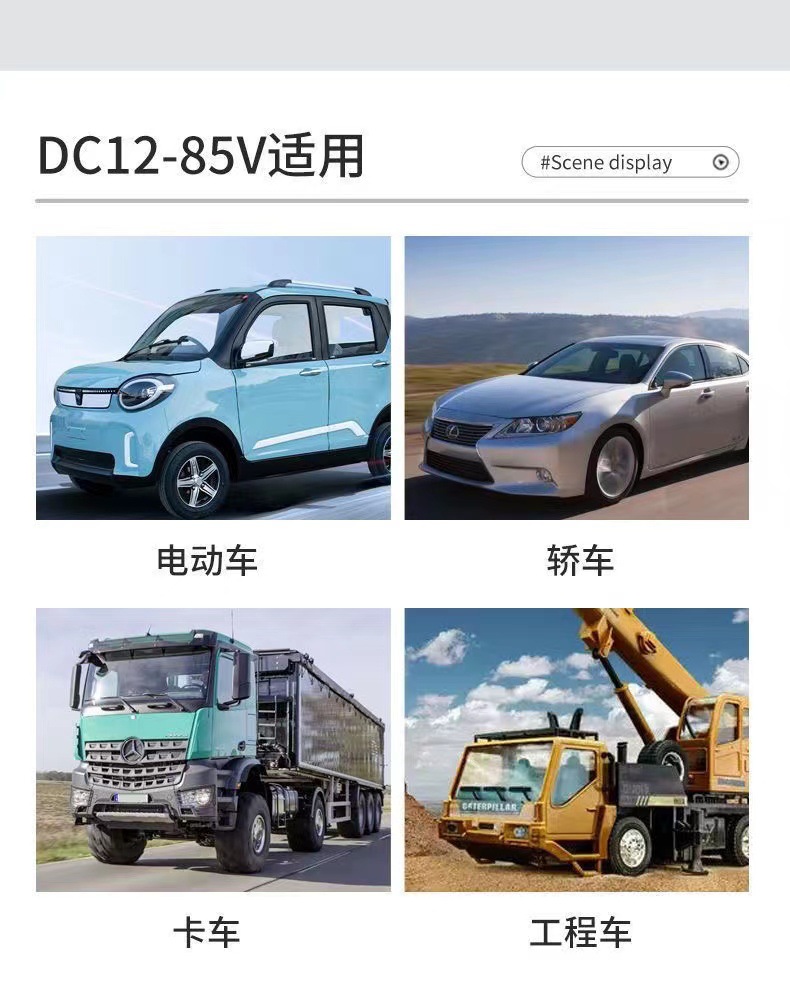 24v truck 12v car LED cabin reading light 48-bead crystal light box interior lighting for vehicle roof