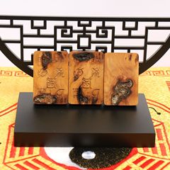 Lightning strike wood, jujube wood, five mountains true shape picture tag, peach wood, crape myrtle taboo, body plate, car pendant, pure handmade, no problem tag