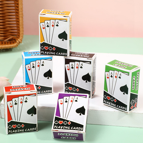 Creative Mini Playing Cards Children's Cartoon Cute Small Creative Fun Game Playing Cards