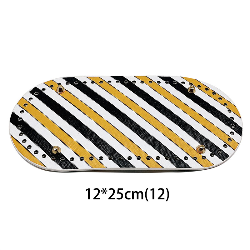 노란색과 흰색 줄무늬 (12*25cm)