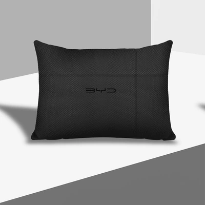 Car Headrest Han Song plusdmi: Headrest - high-end-punching-model-charcoal-black-lumbar-support-1-pack