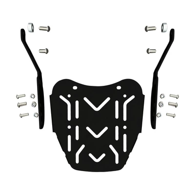 Suitable for Honda Fosha 350 Motorcycle cushion - black-stainless-steel-rear-tail-rack
