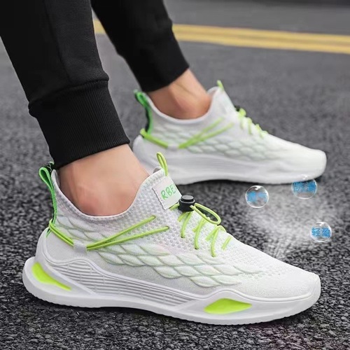 Spring new breathable casual sports shoes Korean style trendy lightweight fashionable and comfortable running shoes