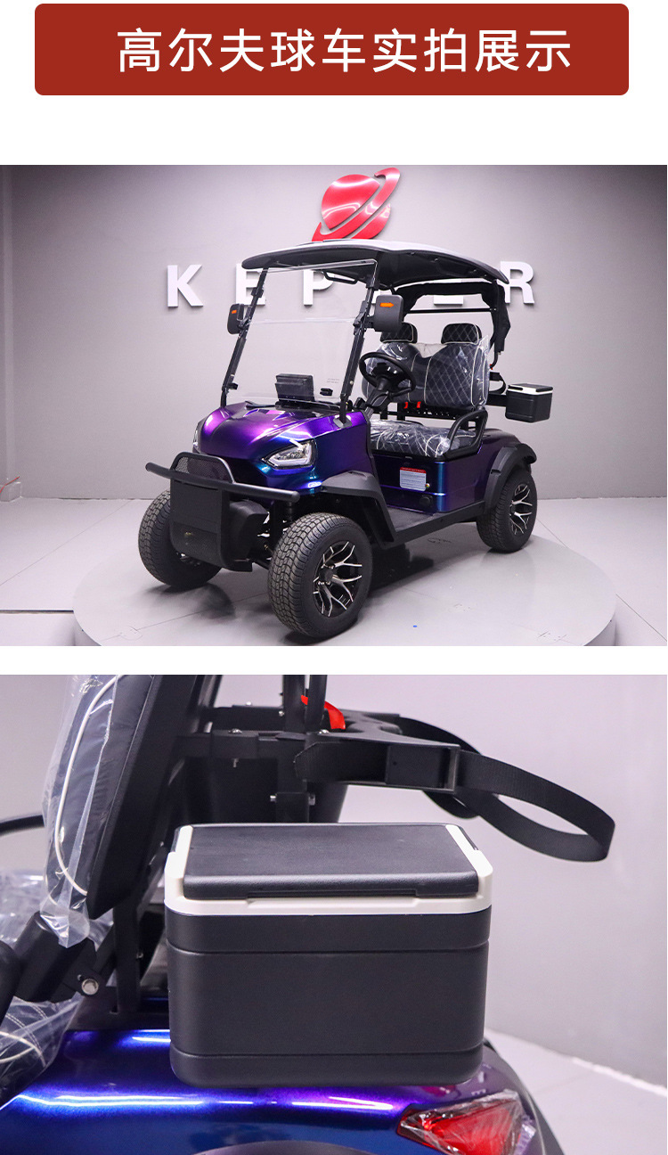 New Electric Sightseeing Car, Scenic Spot, Hotel Reception, Real Estate Viewing Car, Security Patrol Car, Electric Golf Cart
