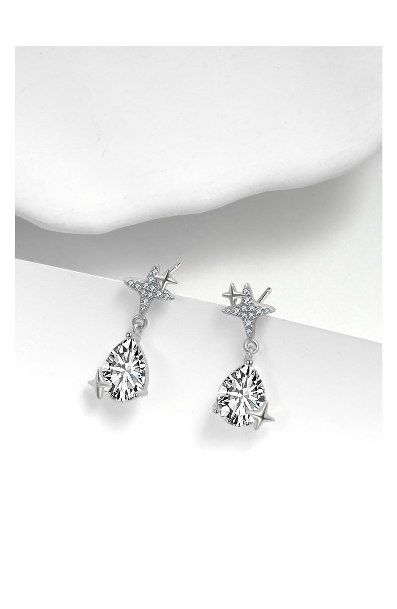All Seasons Season 1 Pair 18K Gold Plated 925 Sterling Silver 925 Sterling Silver Earrings Heart Shape Drop Earrings
