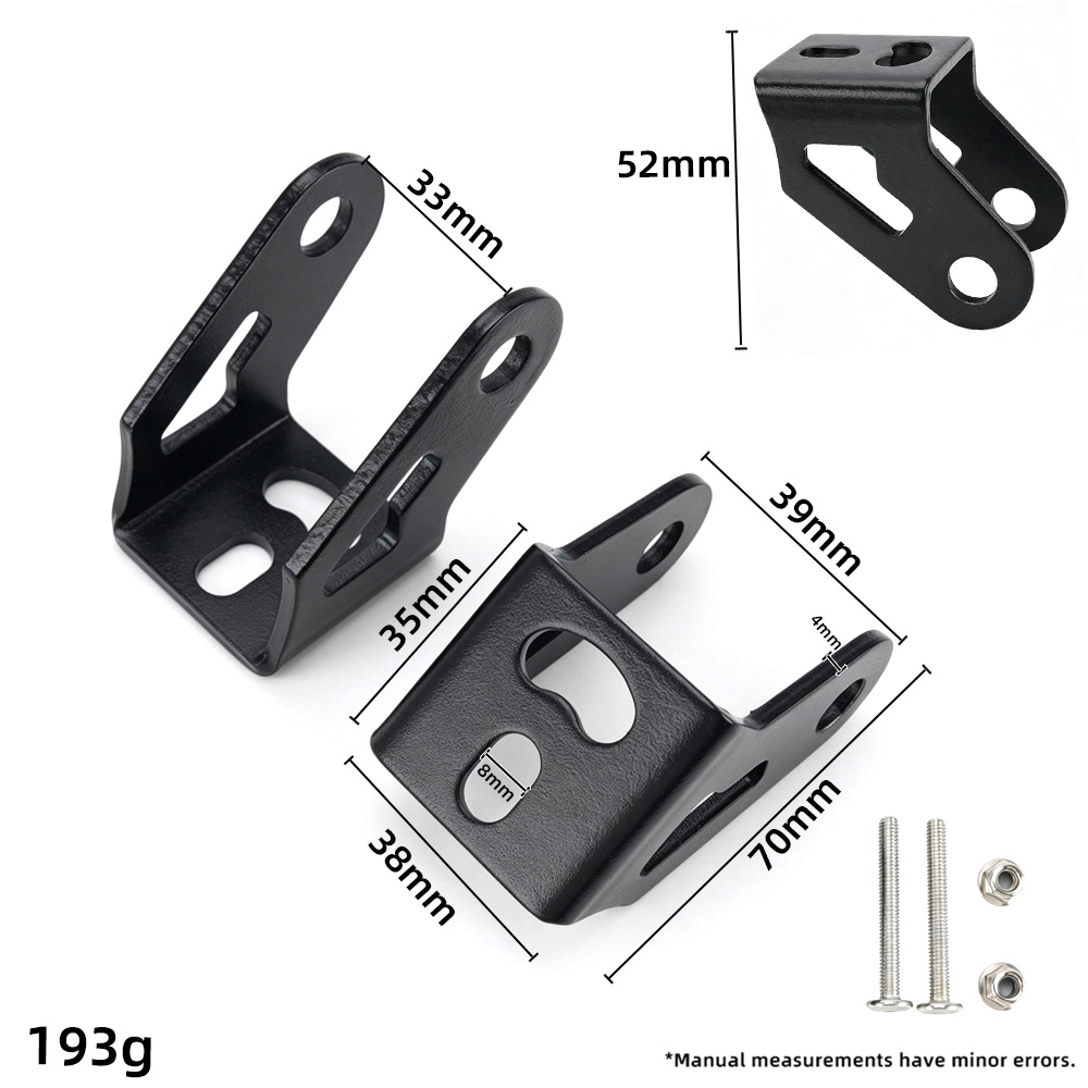 Universal cross-border motorcycle accessories, fixed brackets, scooter accessories, modified crash bars, spotlight bracket accessories, complete set