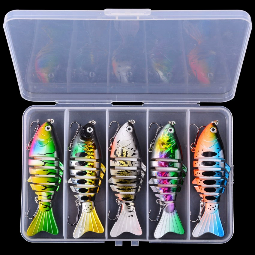 Detalle del movimiento errático del swimbait