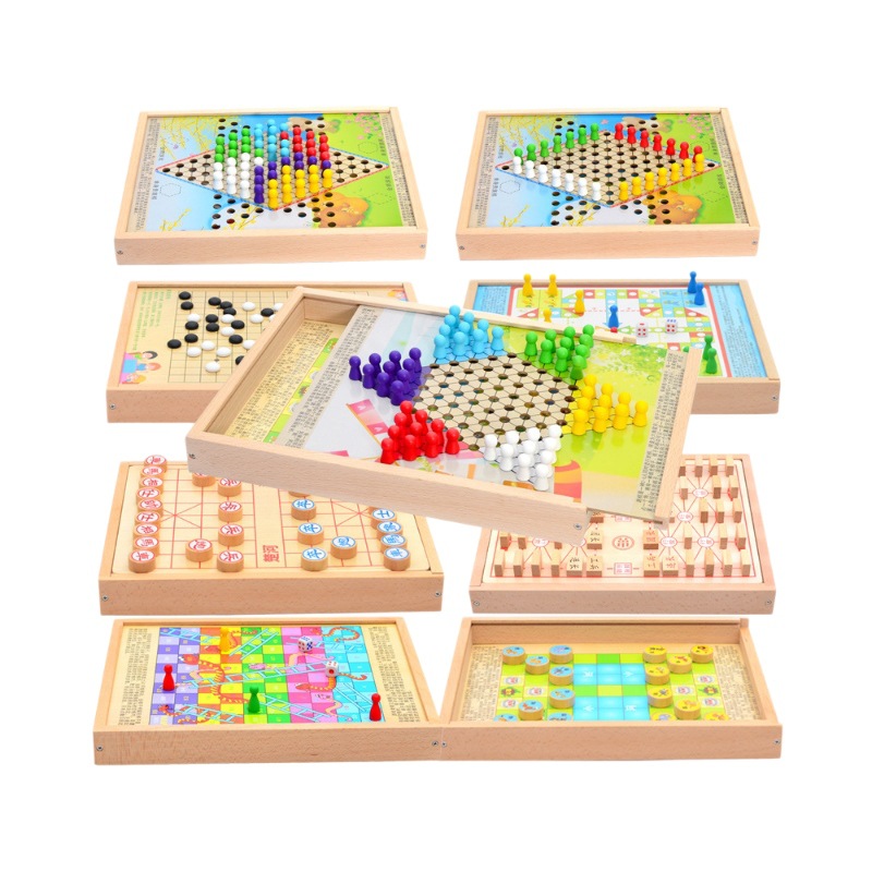 Damas de ajedrez voladoras niños multifuncionales uno en uno tablero de juego animal ajedrez estudiante ajedrez juguetes educativos