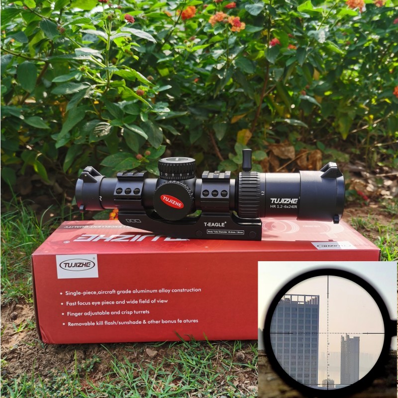 1.2 - 6 espejo de velocidad de mira ocho veces telescopio de alta definición modelo de equipo de pared de lanza juguete piezas de repuesto