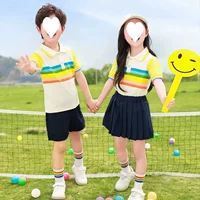 Школьная форма, классная форма для учащихся начальной школы, комплект из трех предметов, весенне-осенняя спортивная одежда радуги, летняя форма для детского сада, костюм в студенческом стиле.