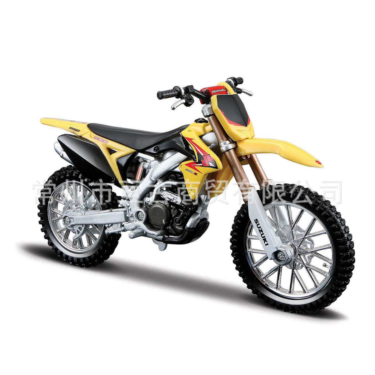 Bimei 1:18 Huthwana FS 450 Supermoto simulación aleación modelo terminado para jugar