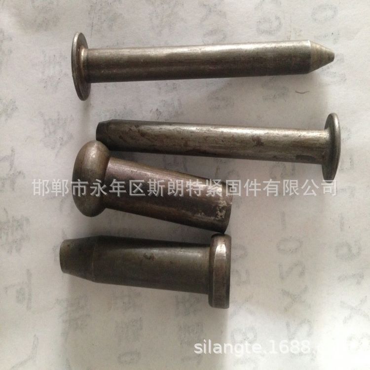 圆头铆钉DIN124 GB871-86扁圆头铆钉 GB/T863.2铆钉 圆头实心铆钉