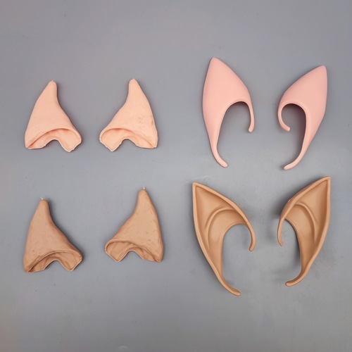 Halloween elf makeup ear props Avatar elf ears fairy monster luminous latex fake ears