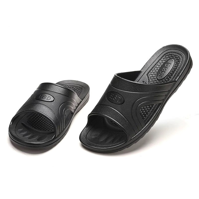 抗静电ESD电子厂无尘洁净车间男女工鞋防静电SPU软底劳保工作拖鞋