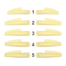 5对刀形土黄色硅胶垫 烫睫毛硅胶垫片 睫毛烫辅助器烫睫毛工具配
