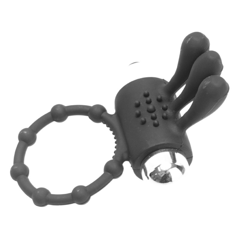 Juguetes sexuales para adultos fábrica al por mayor RE033 lindo conejo bloqueo esencia vibrador anillo masculino masturbación bloqueo esencia pene manga