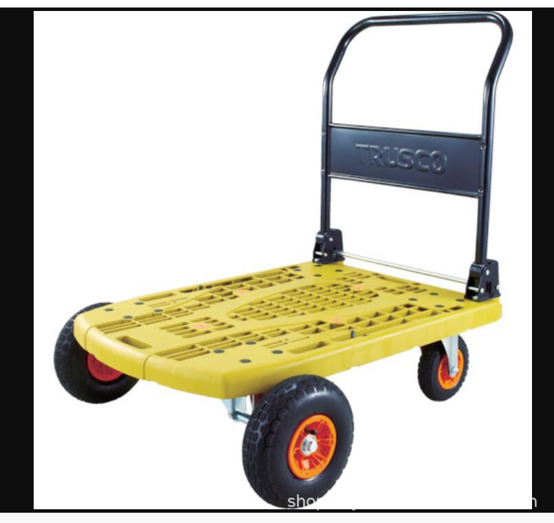 日本中山TRUSCO 树脂搬运车手推车MPK-906OR-OG