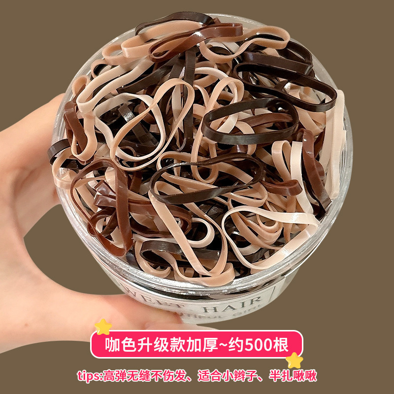 Bebé atado cabello de cabello niñas no lastimar cabello corda de goma anillo de cabello bebé tocado de cabello adorable para niños mujeres