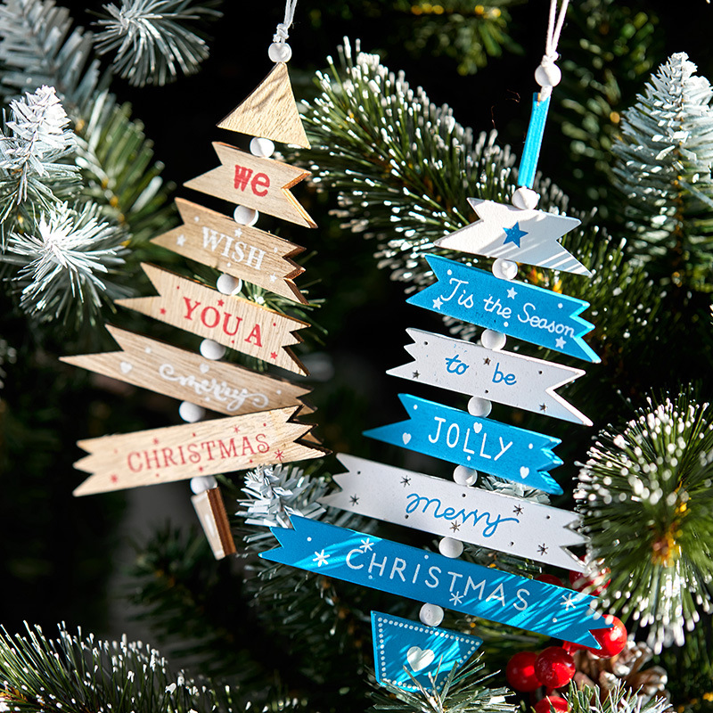 Búsqueda de madera campana de viento de madera colgante decoración de Navidad árbol de Navidad colgante decoración naval ventana colgante pared colgante