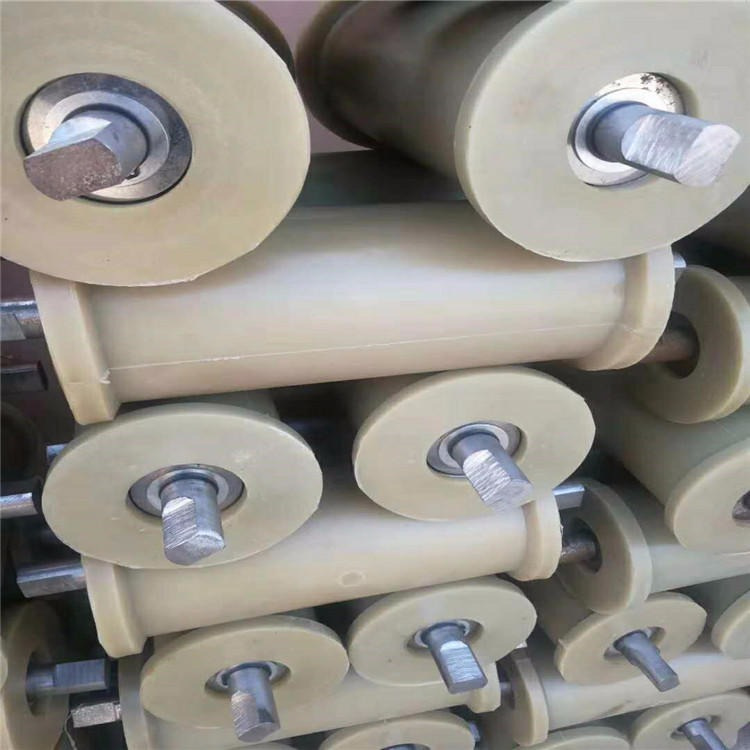 Minería 300 nylon grueso desgaste resistente a la llama rodillo rodante de nylon de alta calidad accesorios rodantes de poliuretano