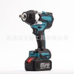 クロスボーダーリチウム電気ブラシレス電動レンチ大出力トルクレンチ充電式風砲棚重自動車修理ツール