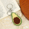 Fruit woven keychain suitable for photo sessions, cute accessory, pendant for beloved, transport