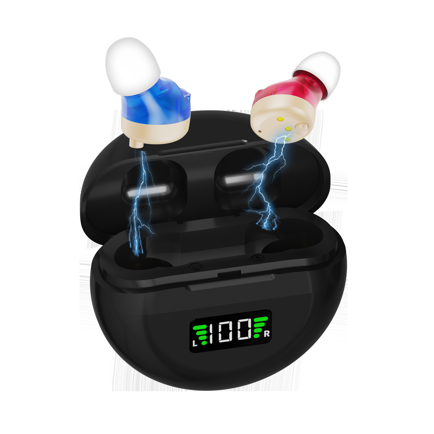 검정색 + 빨강/파랑 본체