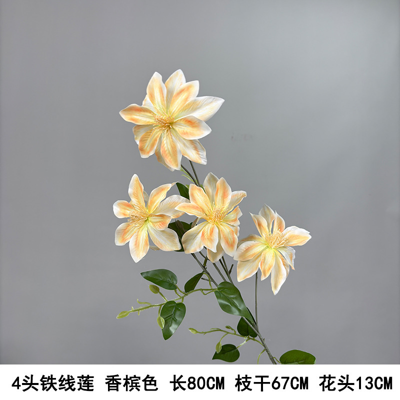 シャンパン模擬花シーンアレンジメント結婚式結婚式家の装飾装飾品花模擬花フェイクブーケ卸売|undefined