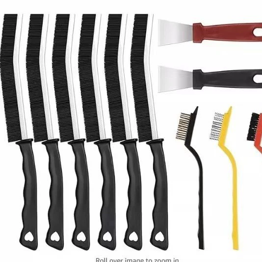 11 комплектов трансграничных многофункциональных автомобильных щелей для ванной комнаты плитки для чистки мертвых углов щетки для чистки щетки