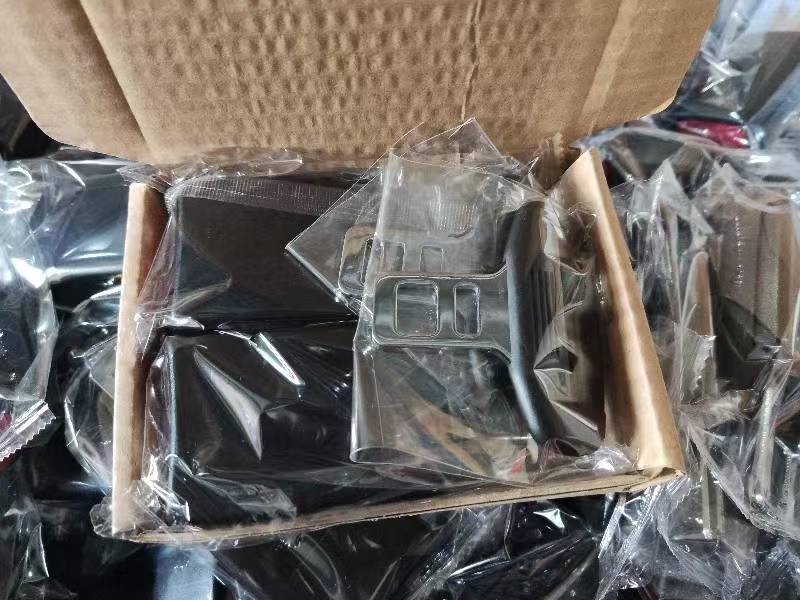 105 검정색 + 원래 자동차 버클 이중 구멍 전자 상거래 상자 2개 세트