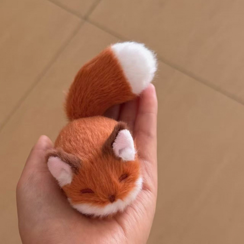 Furry Fox Hair Clip, Duckbill Clip, Creative Cute Forest-Style Cartoon Little Fox Side Clip, Girly Bangs Clip Furry Fox Hair Clip, Duckbill Clip, Creative Cute Forest-Style Cartoon Little Fox Side Clip, Girly Bangs Clip
