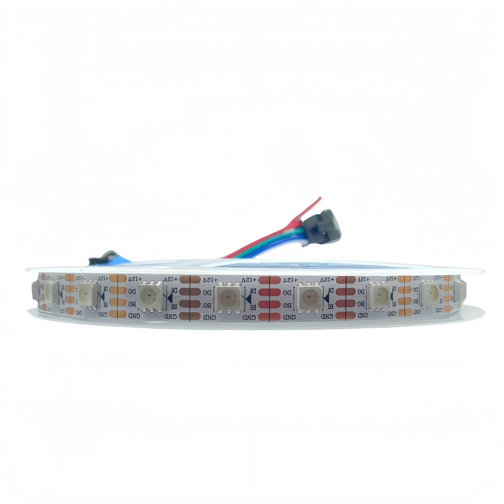 12V integrado IC lámpara de diapositiva ws2815 color RGB corredor LED barra de luz autoadhesiva 6096 punto de interrupción de la luz