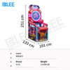 Entertainment boxing game console for adults with coins, anti-stress, human sensor