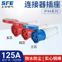 上丰125A航空工业连接器插座SF-243 244 245 防水不防爆IP44