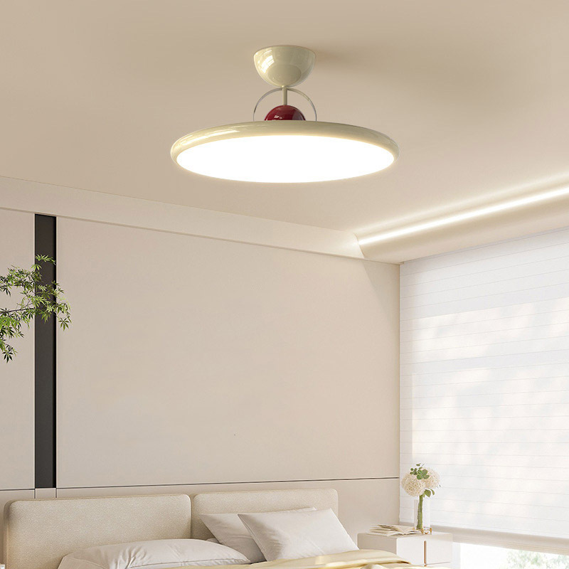 Modern Simple Nordic Bedroom Children's Room Eye Protection Cream Style Round Study Living Room Dining Room Flying Saucer Ceiling Lamp Modern Simple Nordic Bedroom Children's Room Eye Protection Cream Style Round Study Living Room Dining Room Flying Saucer Ceiling Lamp