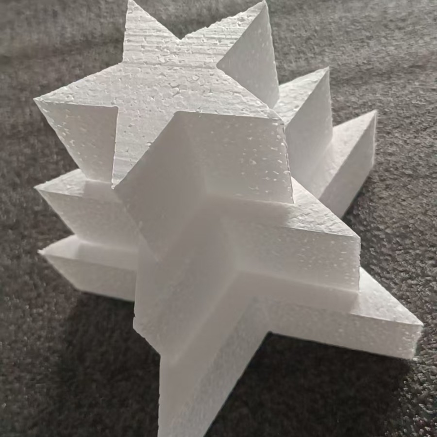 泡沫蛋糕胚模型五角星