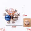 Resin from pearl, hairgrip with bow, accessory with accessories, flowered, handmade, flower decoration, wholesale