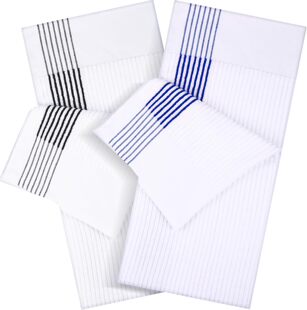Factory Wholesale Golf Towel Wipe Club Available with Hook Absorbent Soft Color Strip Sport Towel For Cross Border Amazon