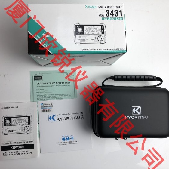 KEW3441日本克列茨兆欧表绝缘电阻仪数字式摇表共立电阻仪KEW3442