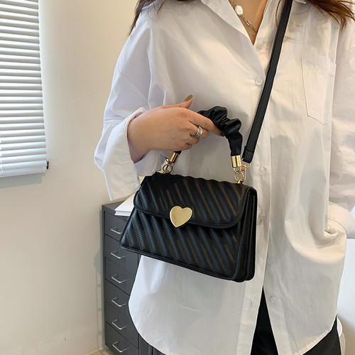 Popular embroidery texture bag women's bag  new commuter rhombus simple single shoulder crossbody bag hand small square bag